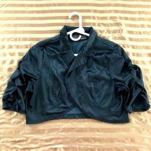 Black Satin Bolero jacket
